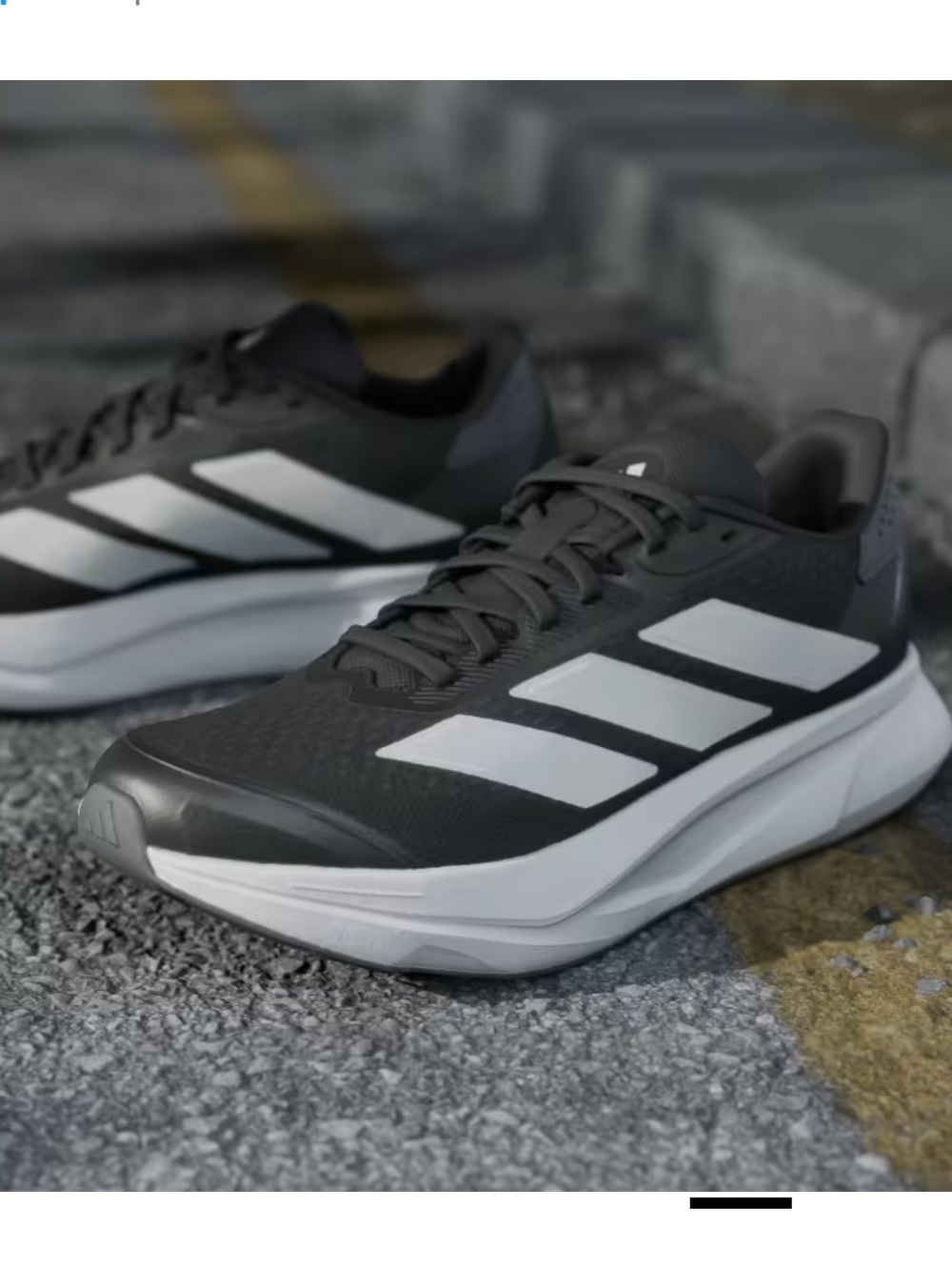 NWOT Adidas Duramo SL 2 Black & White Running Sneakers